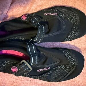 Body Glove Pink and Black Water Shoes